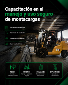 Capacitación en el manejo y uso seguro de montacargas